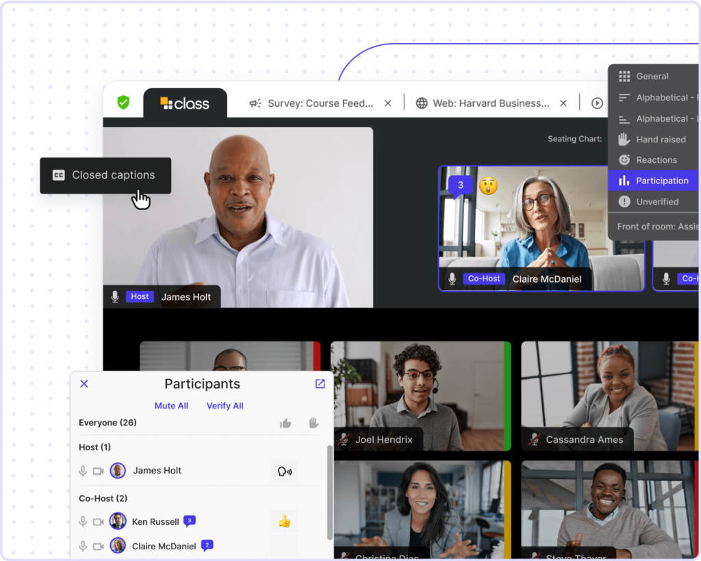 Government Virtual eLearning Platform | Class